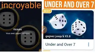 #1XBETFAILLE :JOUER À UNDER AND OVER 7 | 1XBET JEU PLUS 7 OU MOINS |1XBET| 1XBET ASTUCES POUR GAGNER