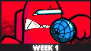 [REMIX OF FULL WEEK] Sussus Moogus | Sabotage | Meltdown | Friday Night Funkin VS Impostor V3 FNF