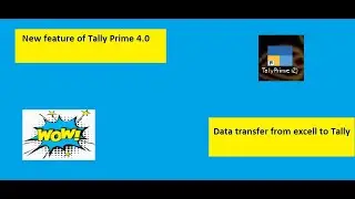 How can we import data from excel to Tally prime