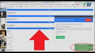 How To Cancle All Pending friend request on facebook only  one click