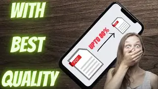 PDF File ko chota kaise kare mobile se | PDF File ka size kaise kam kare mobile mein