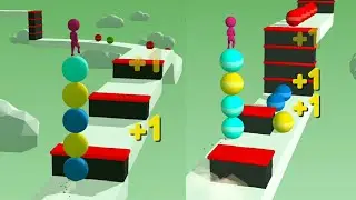 Stack Rider! all levels walkthrough Android iOS gameplay || antistress || relaxing game 🎮🎯😄