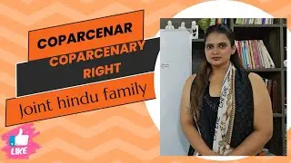 #coparcenary #ancestral property right#hindulaw #hindi