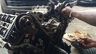 Range rover 4.4 camshaft sprocket installation