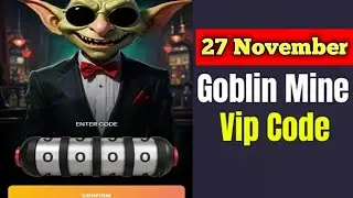 Goblin Mine Game Vip Code 27 November | Goblin Mine Game Code Today | Goblin Mine Game Code