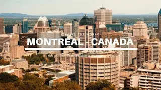 MONTREAL CANADA | DRONE FOOTAGE (4K)