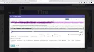 #buildinpublic new audio trim dialog for Audiocado.com
