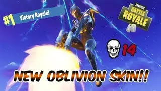 Fortnite Battle Royale - **NEW OBLIVION SKIN!!** - 14 FRAG SOLO DEVASTATION!! OG - OLD SCHOOL