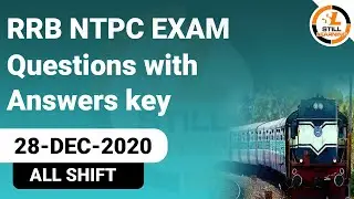 RRB NTPC Questions with Answer key,  28 Dec 2020 All Shift Download PDF