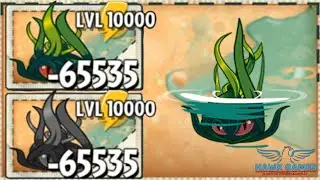 Plants vs Zombies 2 Tangle Kelp Upgraded to Level 10000 PvZ2