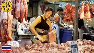 This Wet Market in Bangkok is Insane - The Khlong Toei market with local chef and restaurant owner