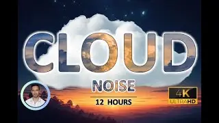 Calming Cloud Noise for Rapid Deep Sleep | 12 Hours | BLACK SCREEN | Tinnitus & Anxiety Relief