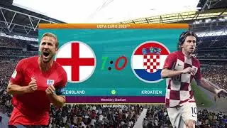 Kroatien haben die Ideen gefehlt: England - Kroatien 1:0 / Euro 2020
