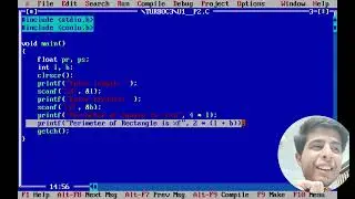 Find the area and perimeter of square and rectangle. Input the  side(s) through the keyboard.