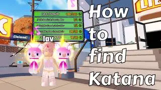 Katana location in Anime Monster Collector