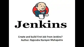How to create and build First Job From Jenkins?