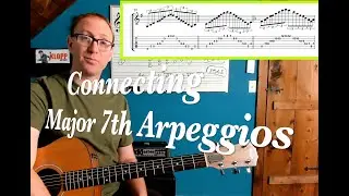 Connecting Major 7th Chord Arpeggios 4K