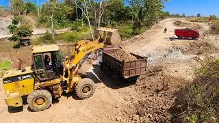 Heavy Equipment XGMA XG935H - Wheel Loader Loading Dump Truck ▶️ - Sotiriadis Mining works