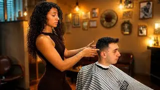 ASMR💈IRIS | Professional Men’s Haircut ✂️ Relaxing Barber Session 