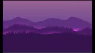 Night Sky with Landscape Speedpaint