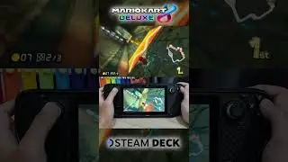 Steam Deck - Mario Kart 8 Deluxe on Yuzu sooo goood #steamdeck #gaming #yuzu #switchemulator