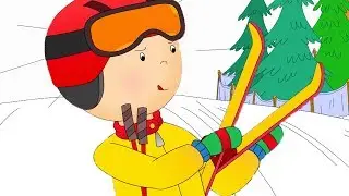 Caillou Goes Skiing | Caillou Cartoon
