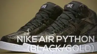 NIKE AIR PYTHON (BLACK/GOLD) / PEACE X9