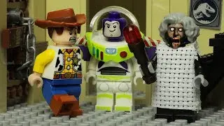 LEGO Granny / Buzz Lightyear calls Arkham Asylum