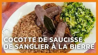 Cocotte de saucisse de sanglier