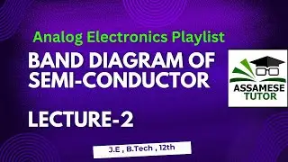 || Band Diagram of Semiconductor, Conductor and Insulator || Analog Electronics Playlist | Lecture-2