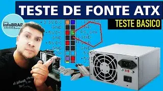 Aprenda Como ligar a fonte ATX para teste básico com o Clips. InfoDica resumida em 3 minutos #rj
