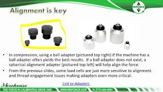 S beam Load Cell Calibration in Tension and Compression