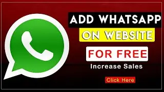 Add WhatsApp to your site for FREE. Chat directly with your clients through WhatsApp on your web.
