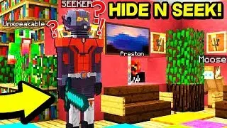 ANTMAN AND THE WASP HIDE AND SEEK! w/ UNSPEAKABLEGAMING, PRESTONPLAYZ, & MOOSECRAFT!