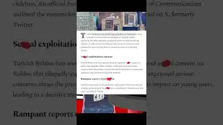 Roblox got banned from Turkish!! 🇹🇷