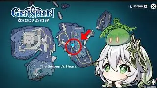 Chest Puzzle at The Serpent's Heart | GENSHIN IMPACT update 6.0 version 