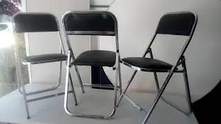 $220 - Sillas acojinadas cromadas modelo ergonómico con refuerzo extra