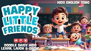 We Are Happy Little Stars | Kids Dance Song | English Nursery Rhyme | Little Friends Dance