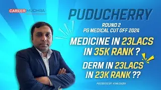 Pondicherry PG Medical Round 2 Cut-Off 2024