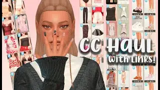 SIMS 4 CC SHOPPING ✨CC HAUL WITH LINKS!!✨