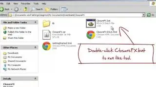 Install on Windows - Closure FX Builder