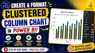 Creating Clustered Column Chart in Power BI Desktop