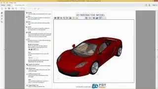 3D PDF Maker StandAlone Tutorial 2f. 3D PDF with AutoCAD DWG and DXF Models
