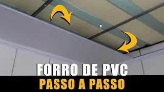 Forro de pvc! prenda  passo a passso (PVC Cladding - with subtitles) 17/04/2015