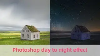 photoshop day to night effect, Photoshop Tutorials