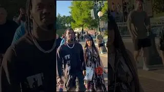 #CardiB and #OFFSET Reunite at Disneyland Paris.