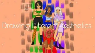 Drawing randomly generated Aesthetic!! | Character Design