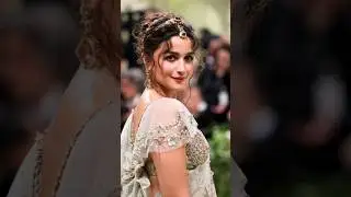 #aliabhatt✨️ for #metgala in custom @SabyasachiOfficial #saree 🍄