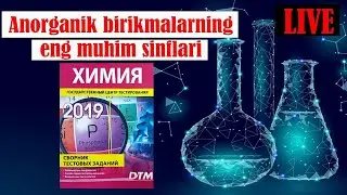 Anorganik birikmalarning eng muhim sinflari. Jonli efir