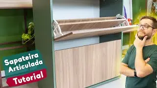 Diy - Sapateira articulada + projeto GRÁTIS